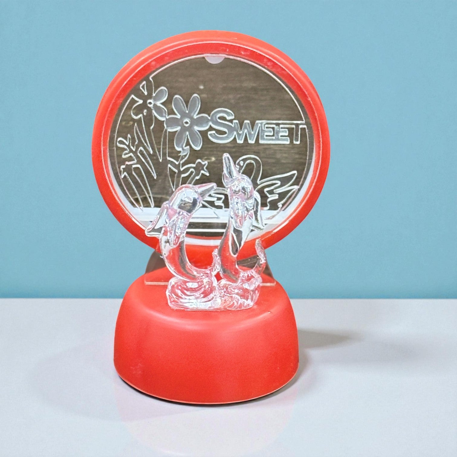 LED Couple Showpiece | Romantic Light Love Statue for Bedroom, Living Room & Table Décor | Gift for Valentine, Wedding & Anniversary - 6 Inch - Apkamart #Style_Design 2