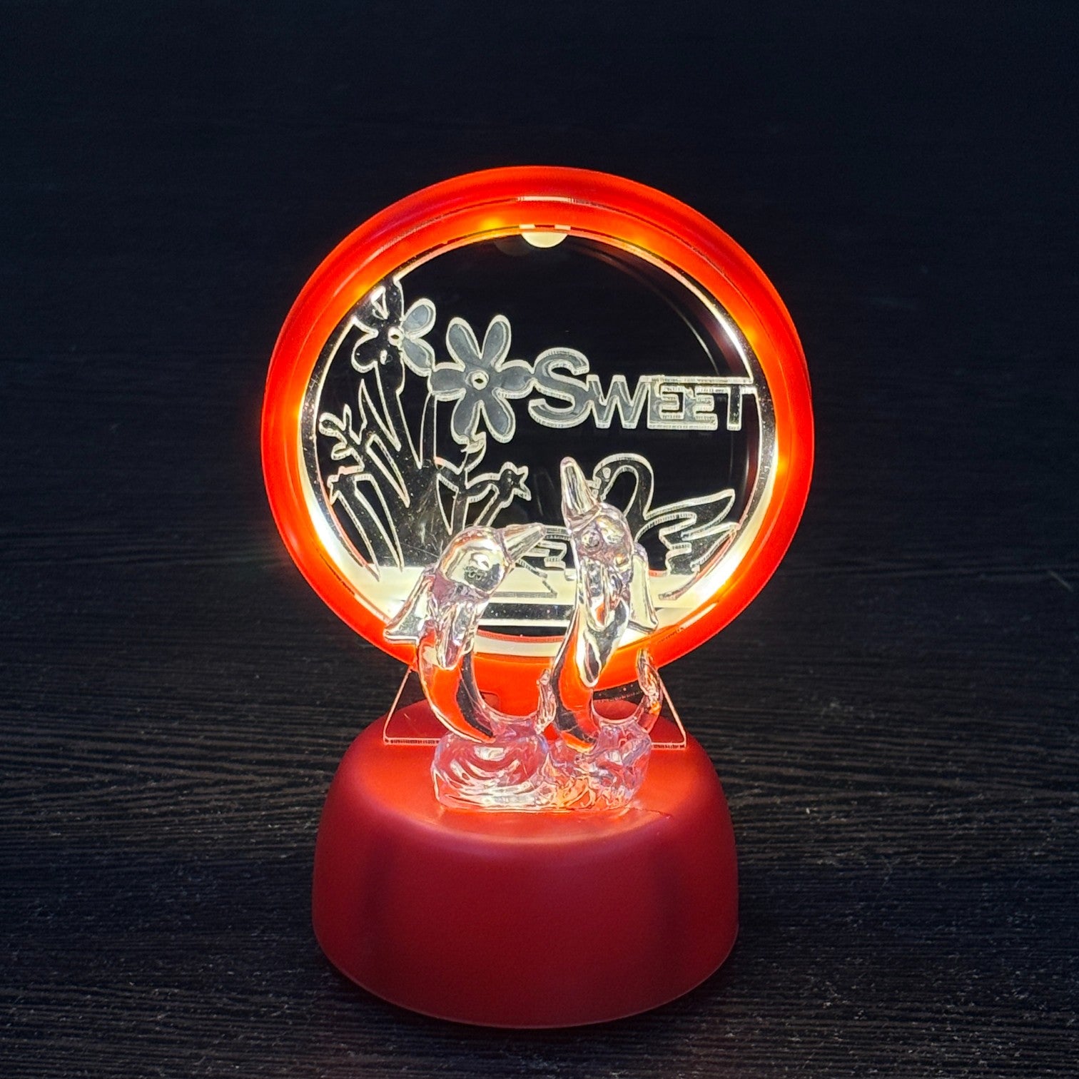 LED Couple Showpiece | Romantic Light Love Statue for Bedroom, Living Room & Table Décor | Gift for Valentine, Wedding & Anniversary - 6 Inch - Apkamart #Style_Design 2