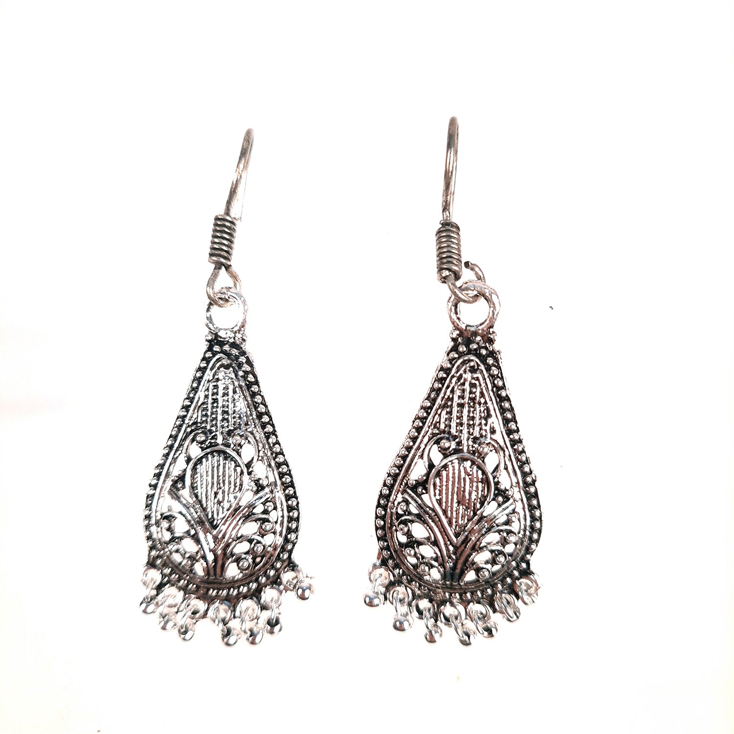 Earrings for Girls and Women - Jhumka | Oxidised Fashion Jewellery | Gift for Her, Friendship Day, Valentine's Day Gift - Apkamart