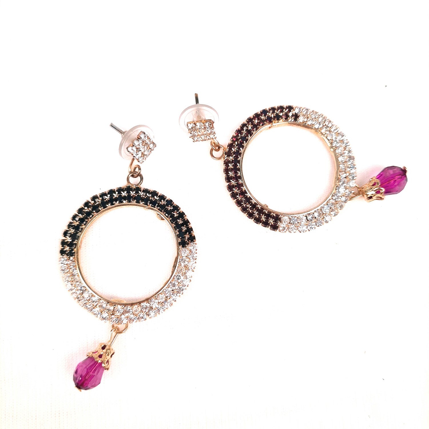 Earrings for Women & Girls | Earring Hoops - Stylish Crystal Earrings | Stylish Fashion Jewellery | Gift for Her, Friendship Day, Valentine's Day Gift - Apkamart