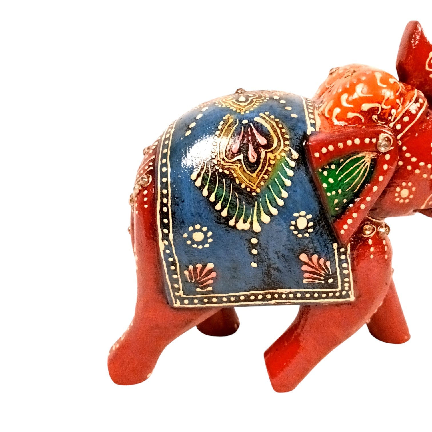 Elegant Elephant Showpiece for Home Decor | Stylish Table Decor & Gift Item | Elegant Figurine for Living Room, Bedroom & Office Decoration - 6 Inch (Set Of 2) - Apkamart