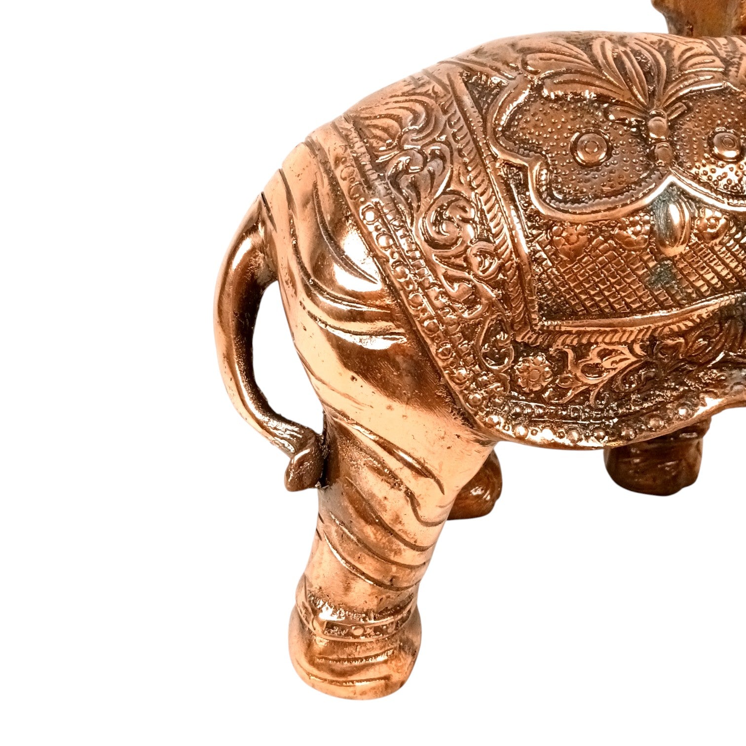 Elephant Showpiece for Decor | Decorative Standing Elephant Statue for Home Decor | Traditional Masterpiece for Living Room, Corner & Office - 15 Inch - Apkamart