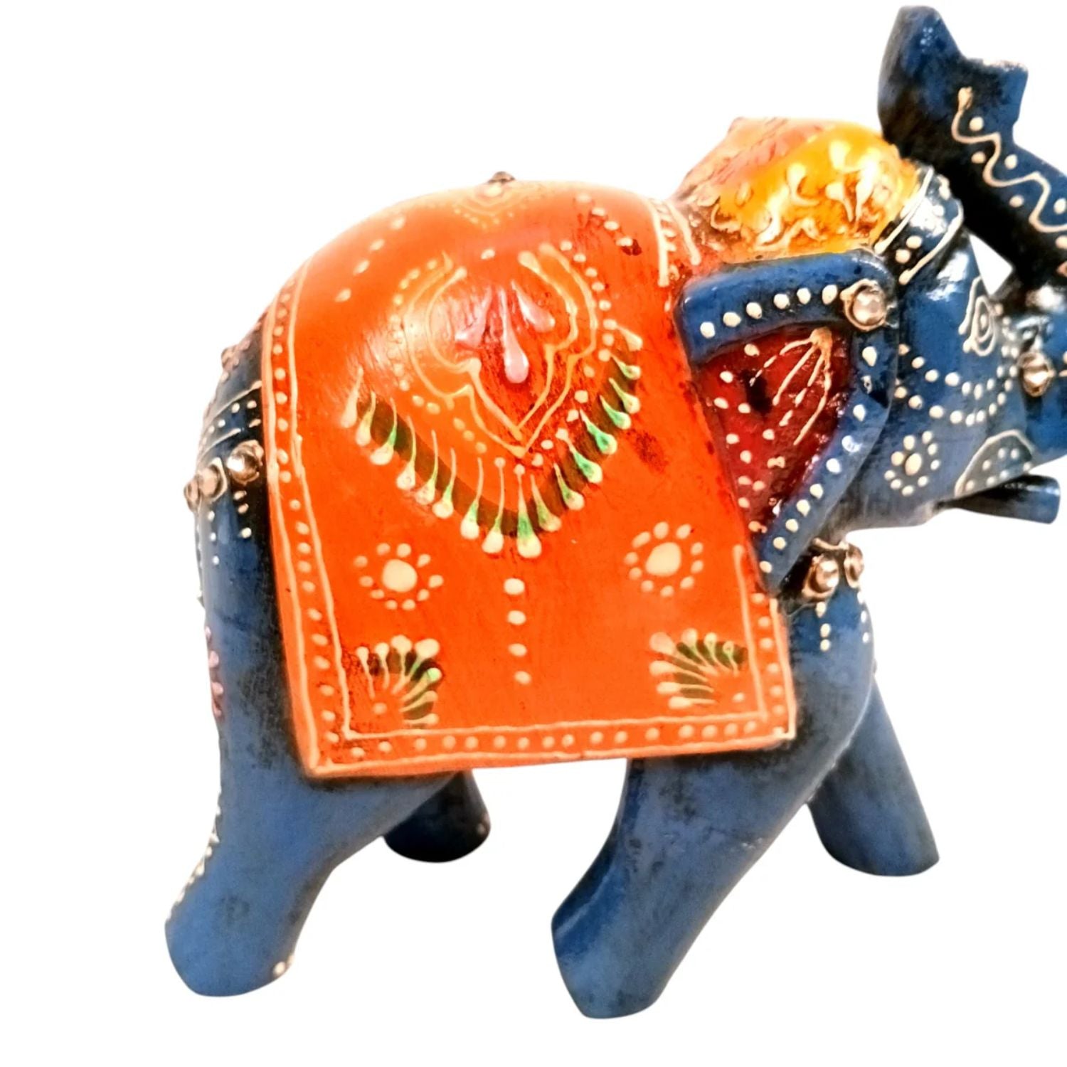 Elegant Elephant Showpiece for Home Decor | Stylish Table Decor & Gift Item | Elegant Figurine for Living Room, Bedroom & Office Decoration - 6 Inch - Apkamart