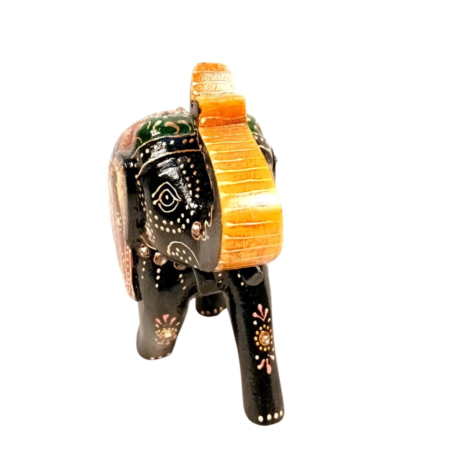 Elegant Elephant Showpiece for Home Decor | Stylish Table Decor & Gift Item | Elegant Figurine for Living Room, Bedroom & Office Decoration - 6 Inch - Apkamart