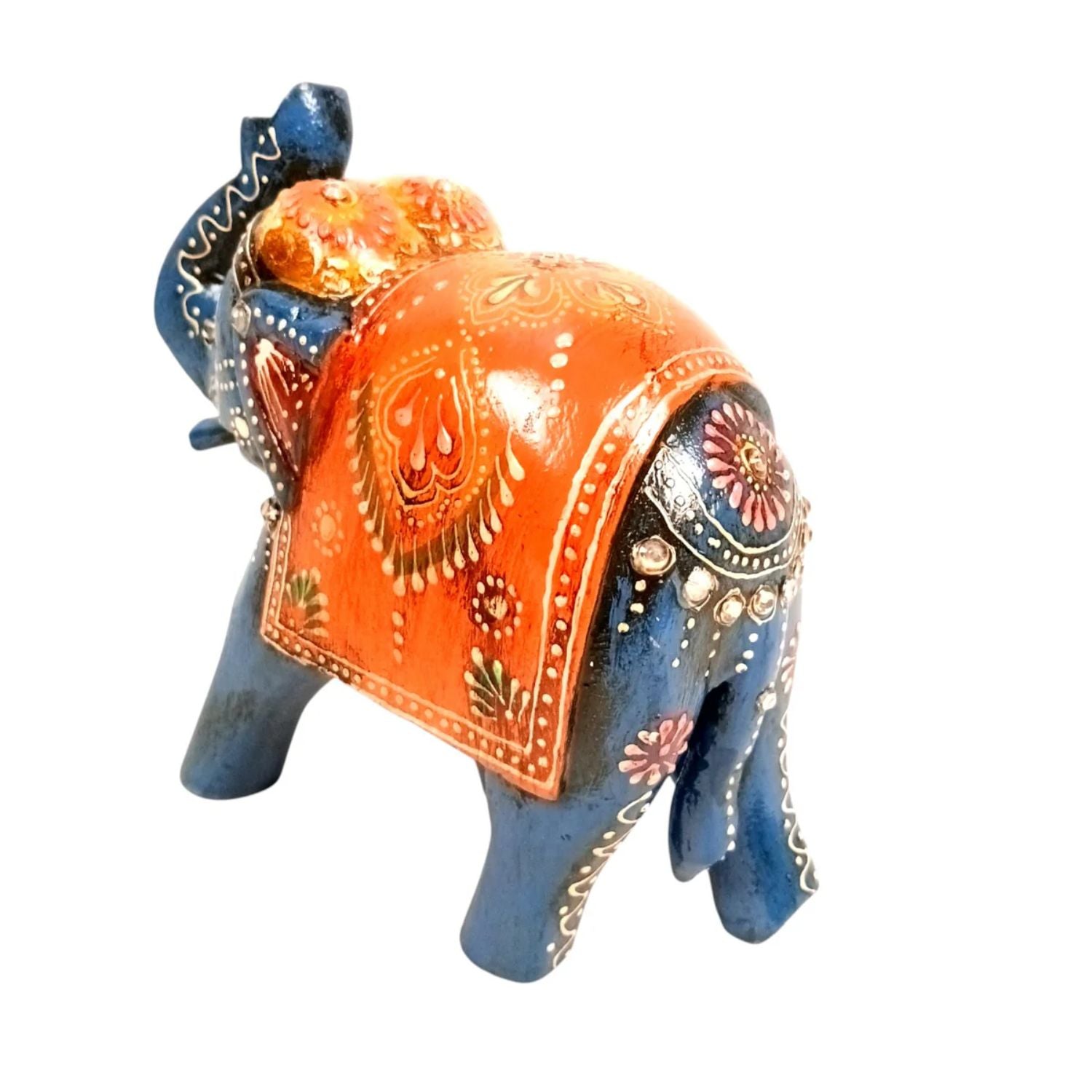 Elegant Elephant Showpiece for Home Decor | Stylish Table Decor & Gift Item | Elegant Figurine for Living Room, Bedroom & Office Decoration - 6 Inch - Apkamart