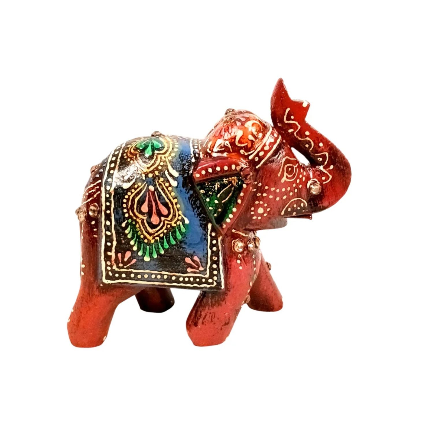 Decorative Elephant Showpiece for Home Decor | Stylish Table Decor & Gift Item | Elegant Figurine for Living Room, Bedroom & Office Decoration - 4 Inch - Apkamart
