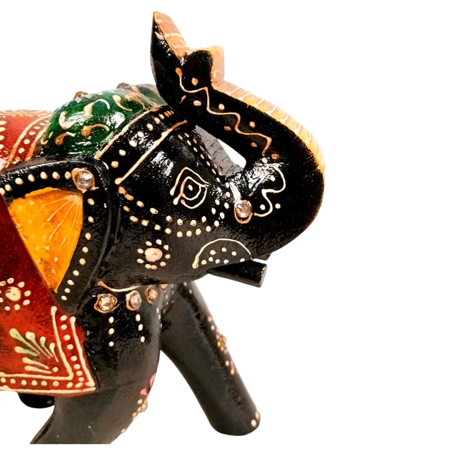 Elegant Elephant Showpiece for Home Decor | Stylish Table Decor & Gift Item | Elegant Figurine for Living Room, Bedroom & Office Decoration - 6 Inch - Apkamart