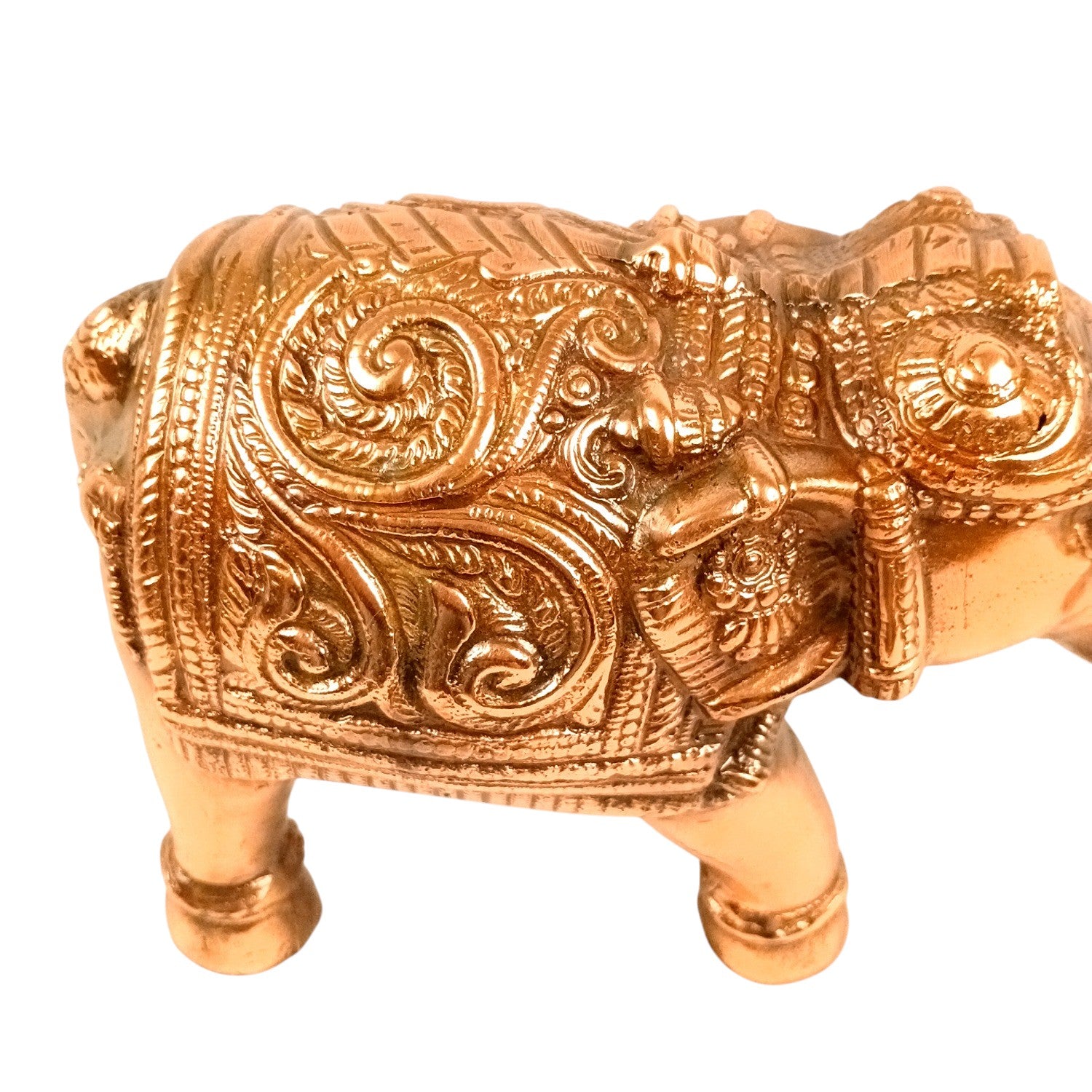 Elephant Statue Showpiece | Decorative Elephant Figurine for Home Decor | Lucky Elephant Idol for Living Room, Office, Mandir & Gift | Home Decor - 12 Inch - Apkamart