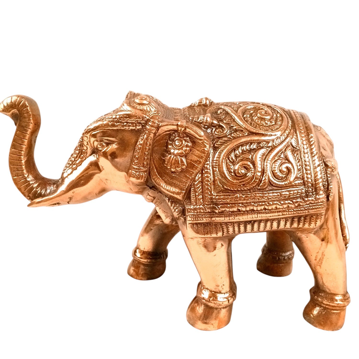 Elephant Statue Showpiece | Decorative Elephant Figurine for Home Decor | Lucky Elephant Idol for Living Room, Office, Mandir & Gift | Home Decor - 12 Inch - Apkamart