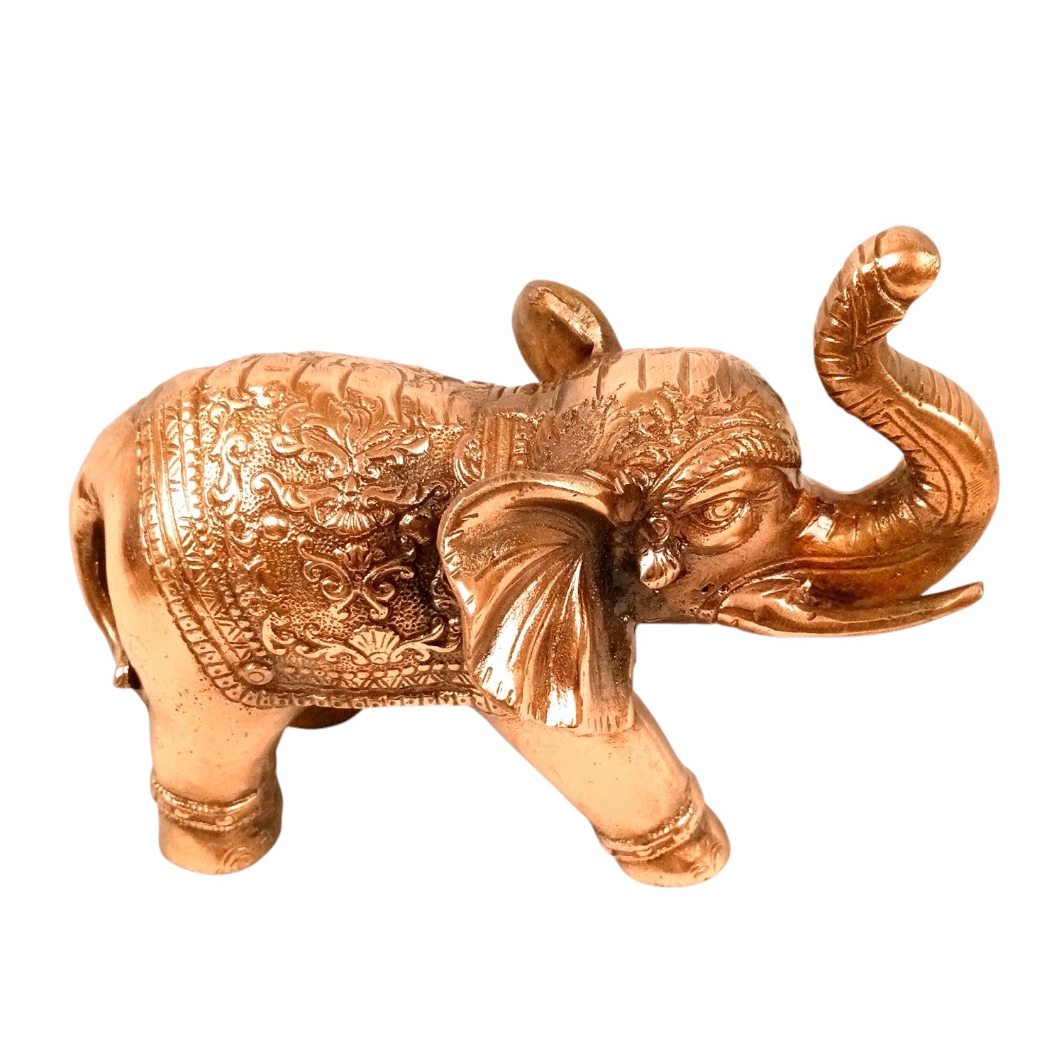 Elephant Statue Showpiece | Decorative Elephant Figurine for Home Decor | Lucky Elephant Idol for Living Room, Office, Mandir & Gift - 10 Inch - Apkamart