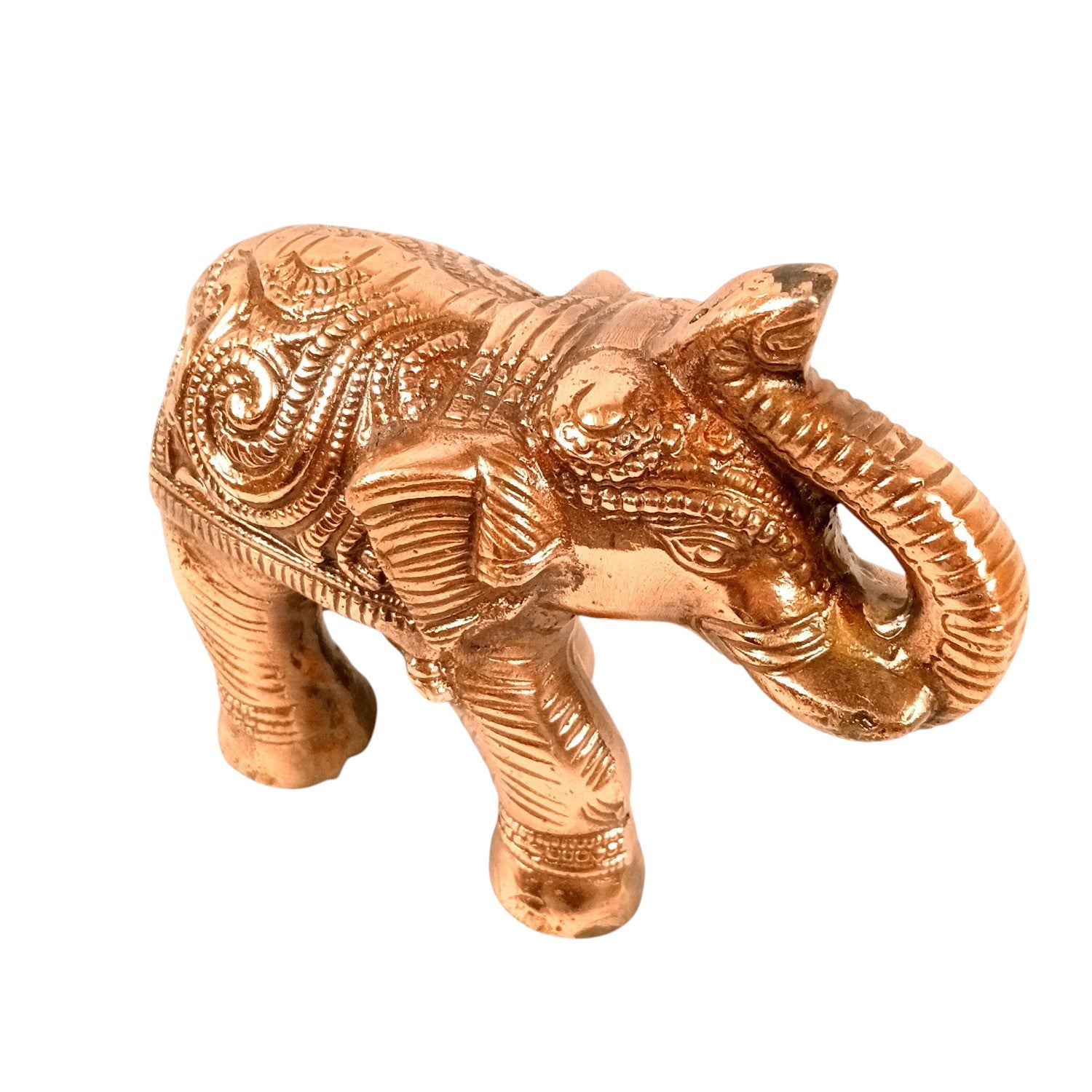 Elephant Statue Showpiece | Decorative Elephant Figurine for Home Decor | Lucky Elephant Idol for Living Room, Office, Mandir & Gift - 8 Inch - Apkamart