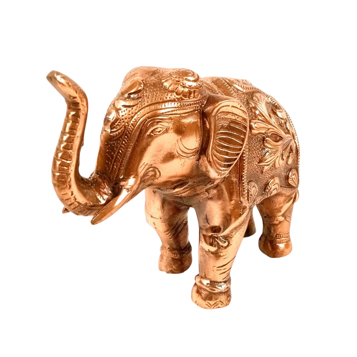 Elephant Statue Showpiece | Decorative Elephant Figurine for Home Decor | Lucky Elephant Idol for Living Room, Office, Mandir & Gift - 10 Inch - Apkamart