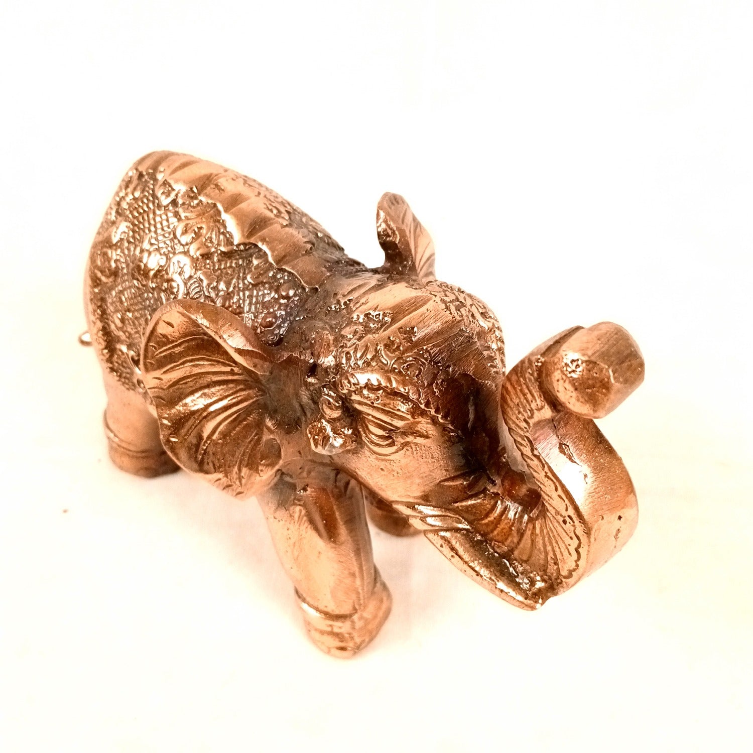 Elephant Statue Showpiece | Decorative Elephant Figurine for Home Decor | Lucky Elephant Idol for Living Room, Office, Mandir & Gift - 7 Inch - Apkamart