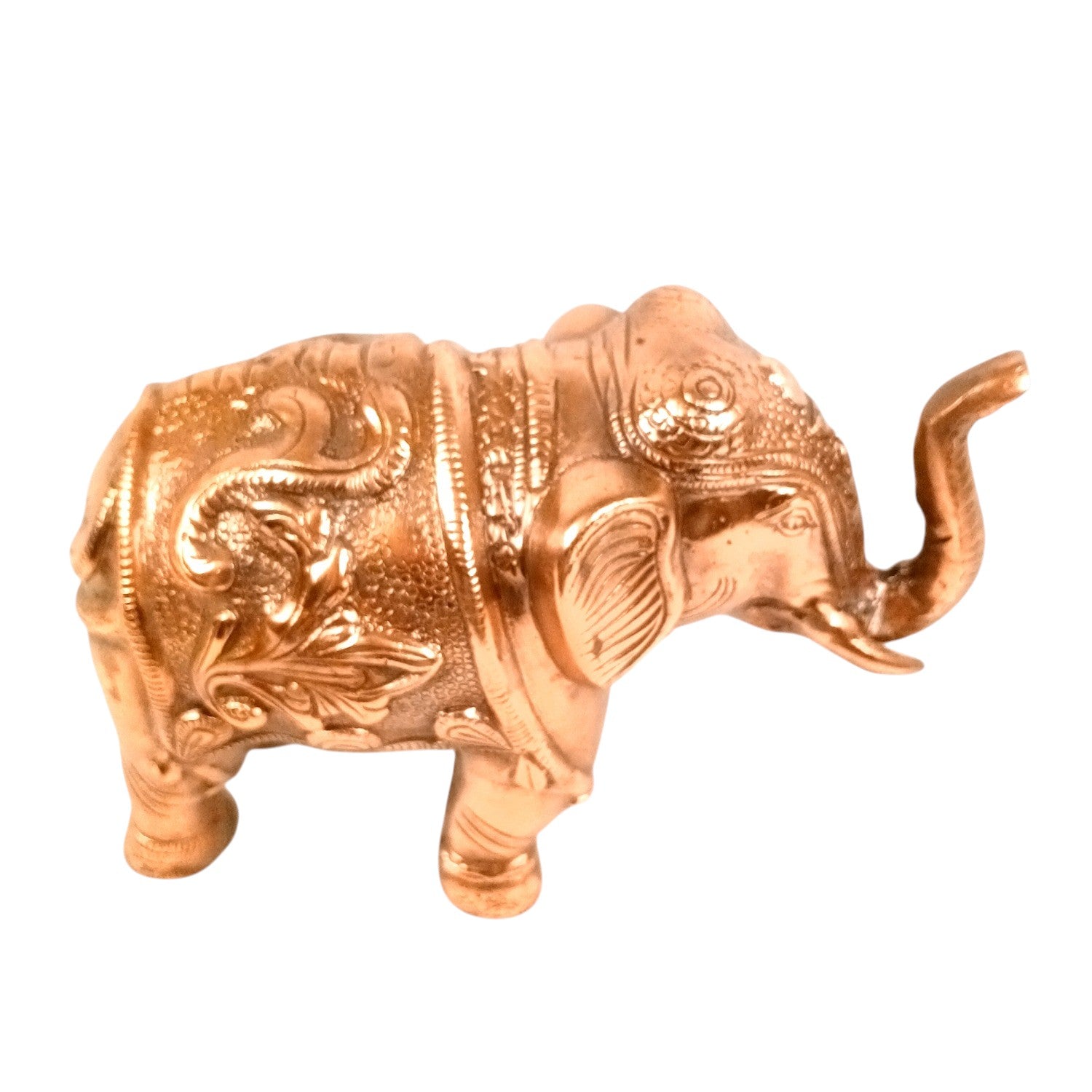 Elephant Statue Showpiece Set | Decorative Elephant Figurine for Home Decor | Lucky Elephant Idol for Living Room, Office, Mandir & Gift - 10 Inch (pack Of 2) - Apkamart