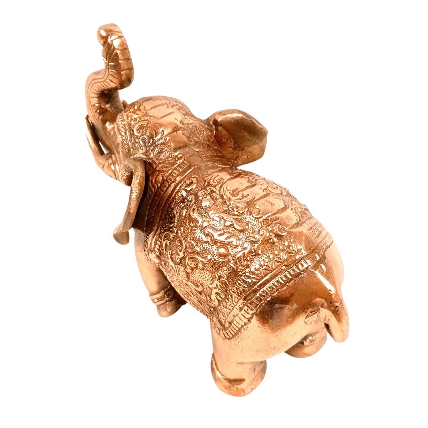 Elephant Statue Showpiece Set | Decorative Elephant Figurine for Home Decor | Lucky Elephant Idol for Living Room, Office, Mandir & Gift - 10 Inch (Pack Of 2) - Apkamart