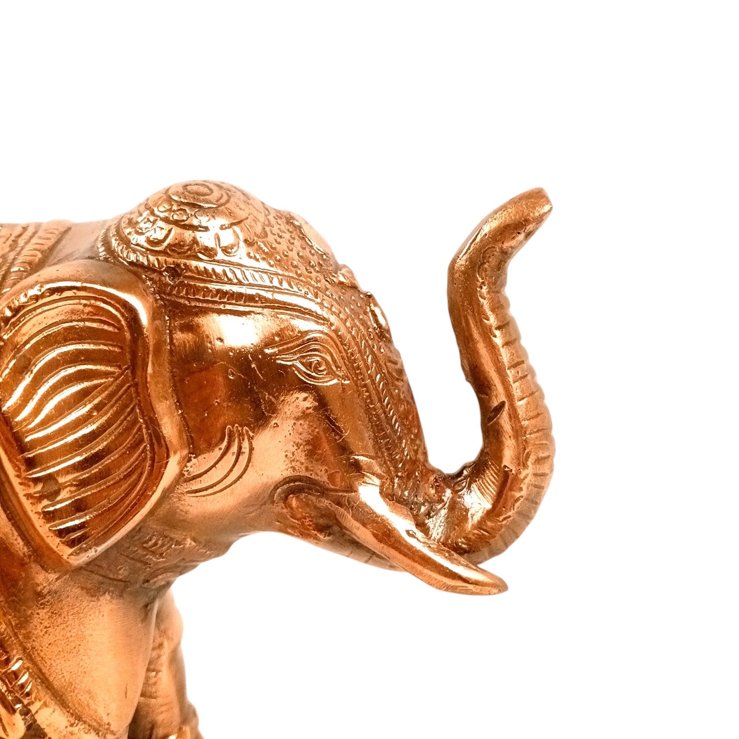 Elephant Statue Showpiece | Decorative Elephant Figurine for Home Decor | Lucky Elephant Idol for Living Room, Office, Mandir & Gift - 10 Inch - Apkamart