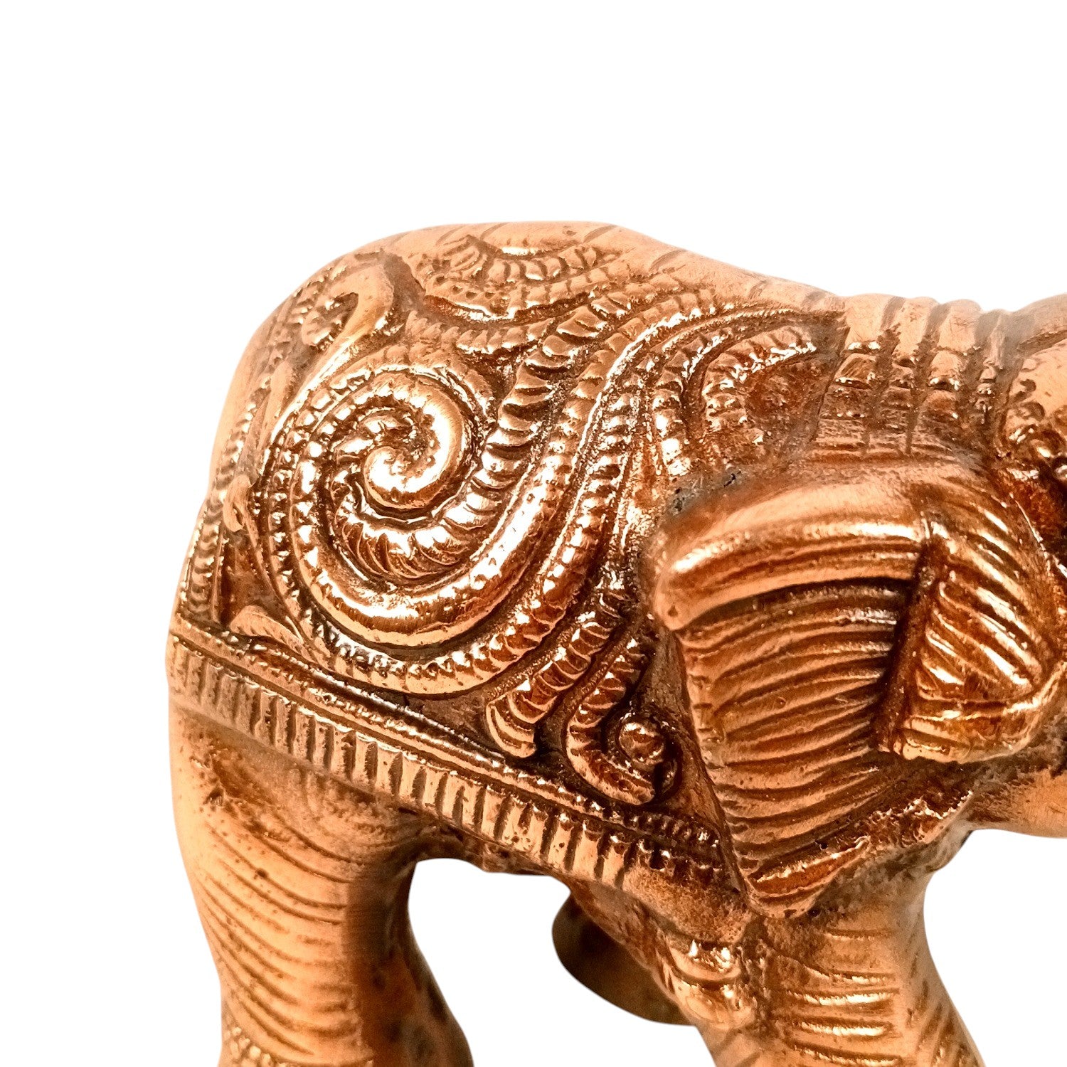 Elephant Statue Showpiece | Decorative Elephant Figurine for Home Decor | Lucky Elephant Idol for Living Room, Office, Mandir & Gift - 8 Inch - Apkamart