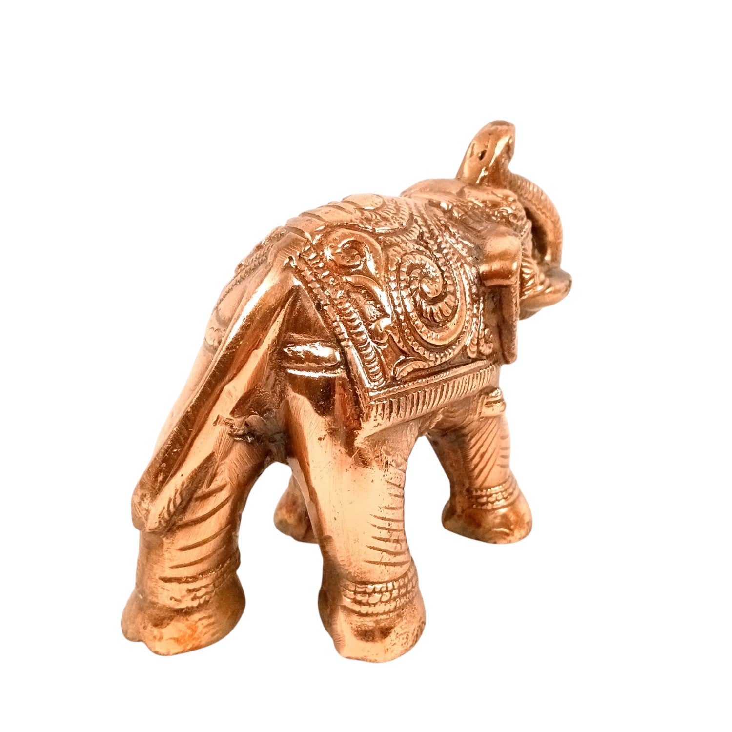 Elephant Statue Showpiece | Decorative Elephant Figurine for Home Decor | Lucky Elephant Idol for Living Room, Office, Mandir & Gift - 8 Inch - Apkamart