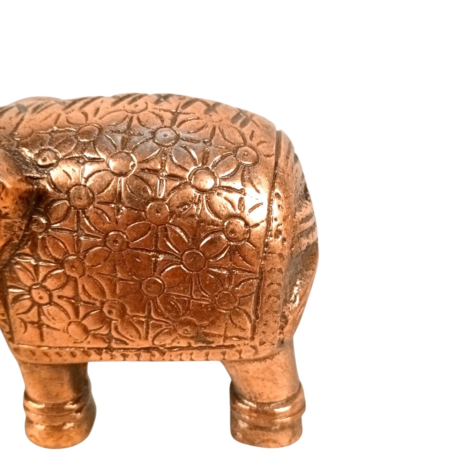 Elephant Statue Showpiece | Handcrafted Elephant Figurine for Home, Office & Temple Decor | Symbol of Luck, Strength & Prosperity - 5 Inch (Set Of 2) - Apkamart