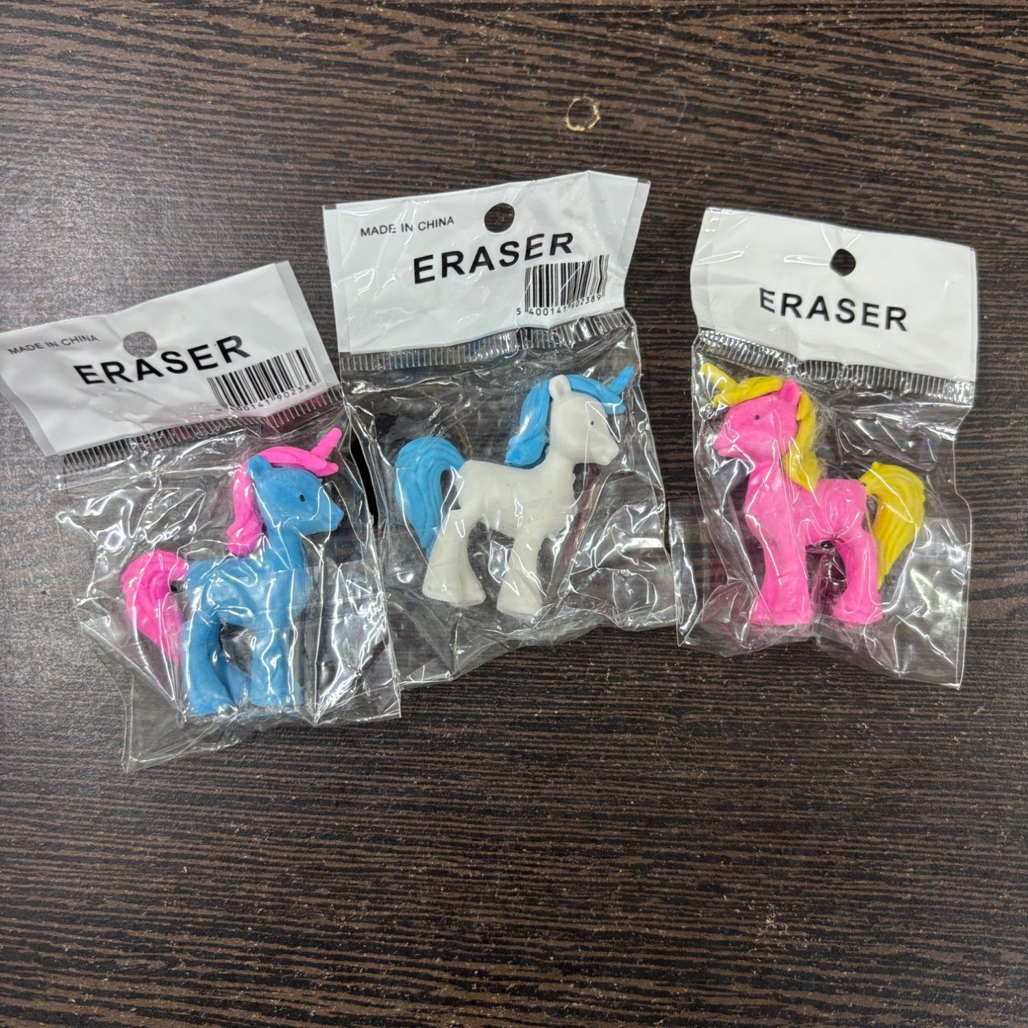 Horse Design Eraser Set for Kids | Soft Earser for School Use | Non-Dust Earser for Pencil Writing & Drawing | Earser Set for Students & Art Work