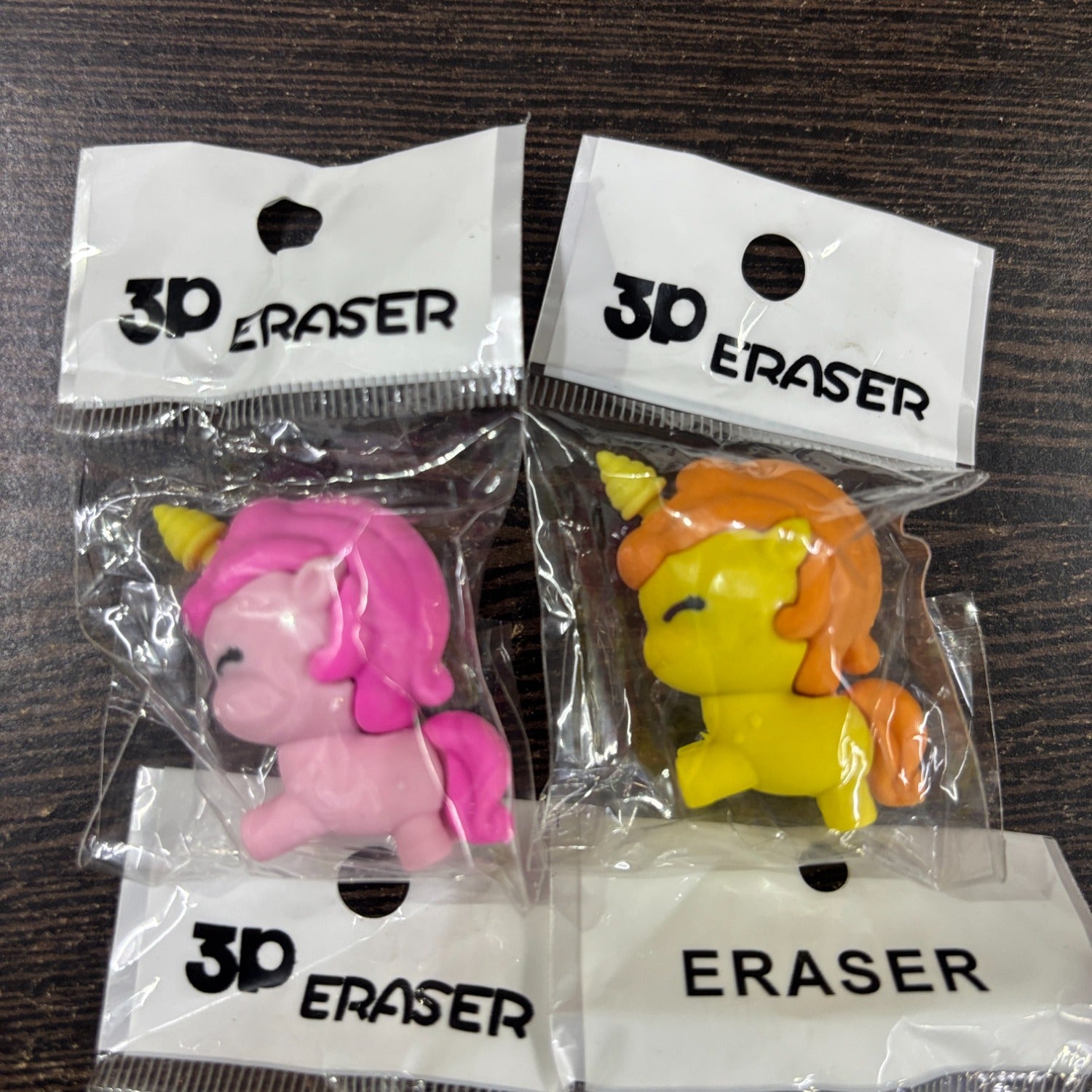 Horse Design Eraser Set for Kids | Soft Earser for School Use | Non-Dust Earser for Pencil Writing & Drawing | Smooth Clean Earser Set for Students -