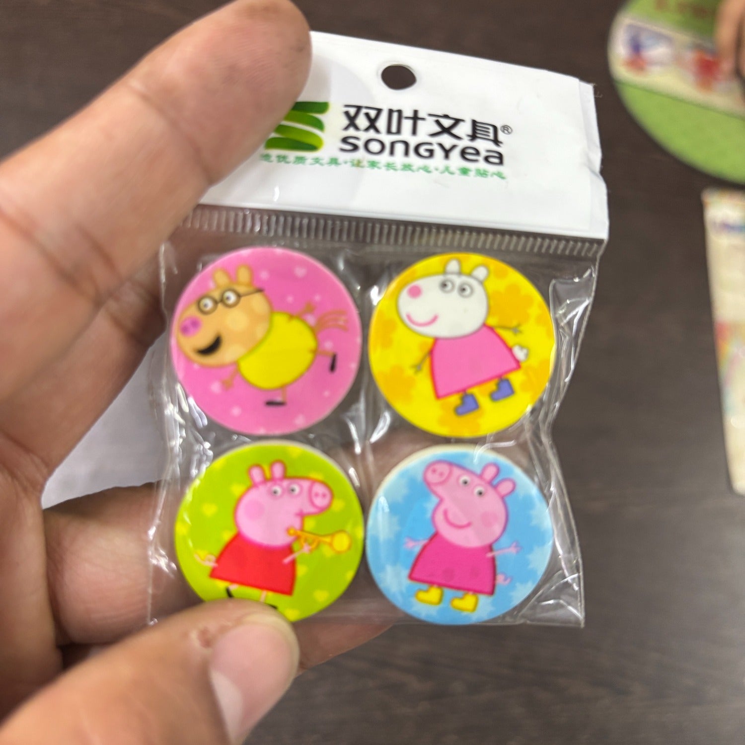 Pig Design Eraser Set for Kids | Soft Earser for School Use | Non-Dust Earser for Pencil Writing & Drawing | Earser Set for Students & Art Work