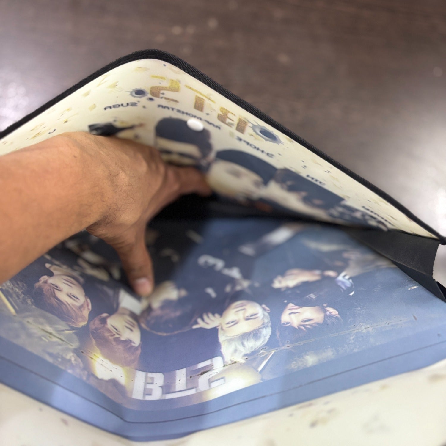 BTS Design File Storage Folder | Durable File Folder Organizer for Documents | Files for Students & Office Use | Lightweight Document File with Button Closure