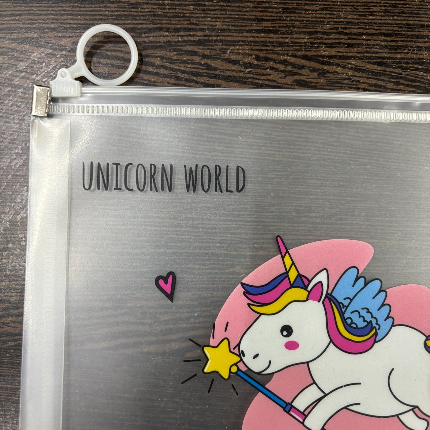 Unicorn Design File Storage Folder | Durable File Folder Organizer for Documents | Files for Students & Office Use | Folder with Zip Closure