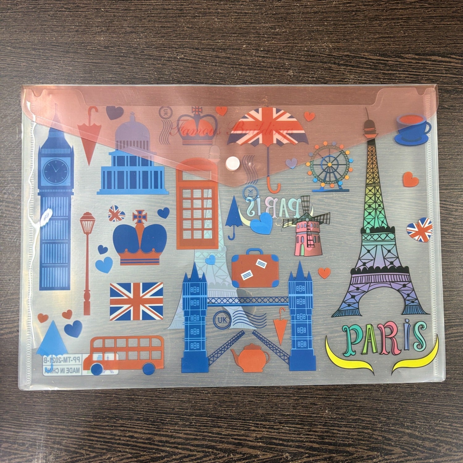 Button Folder A4 Size - For Filing Kids Document - For Kids, School Projects &  Birthday Return Gifts