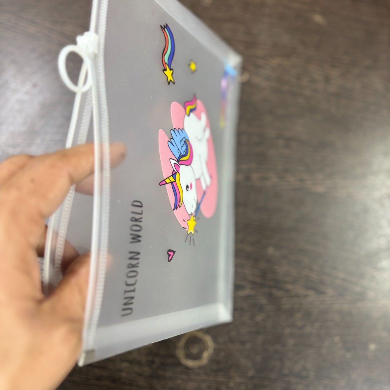 Unicorn Design File Storage Folder | Durable File Folder Organizer for Documents | Files for Students & Office Use | Folder with Zip Closure