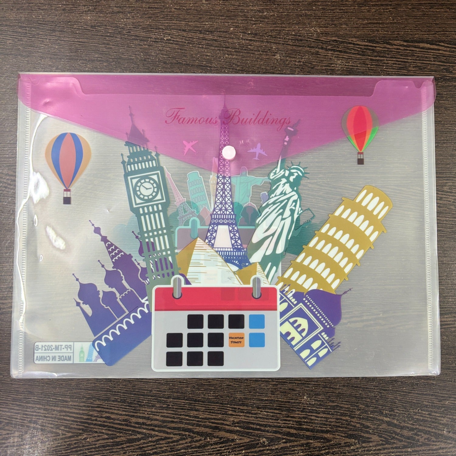 Button Folder A4 Size - For Filing Kids Document - For Kids, School Projects &  Birthday Return Gifts