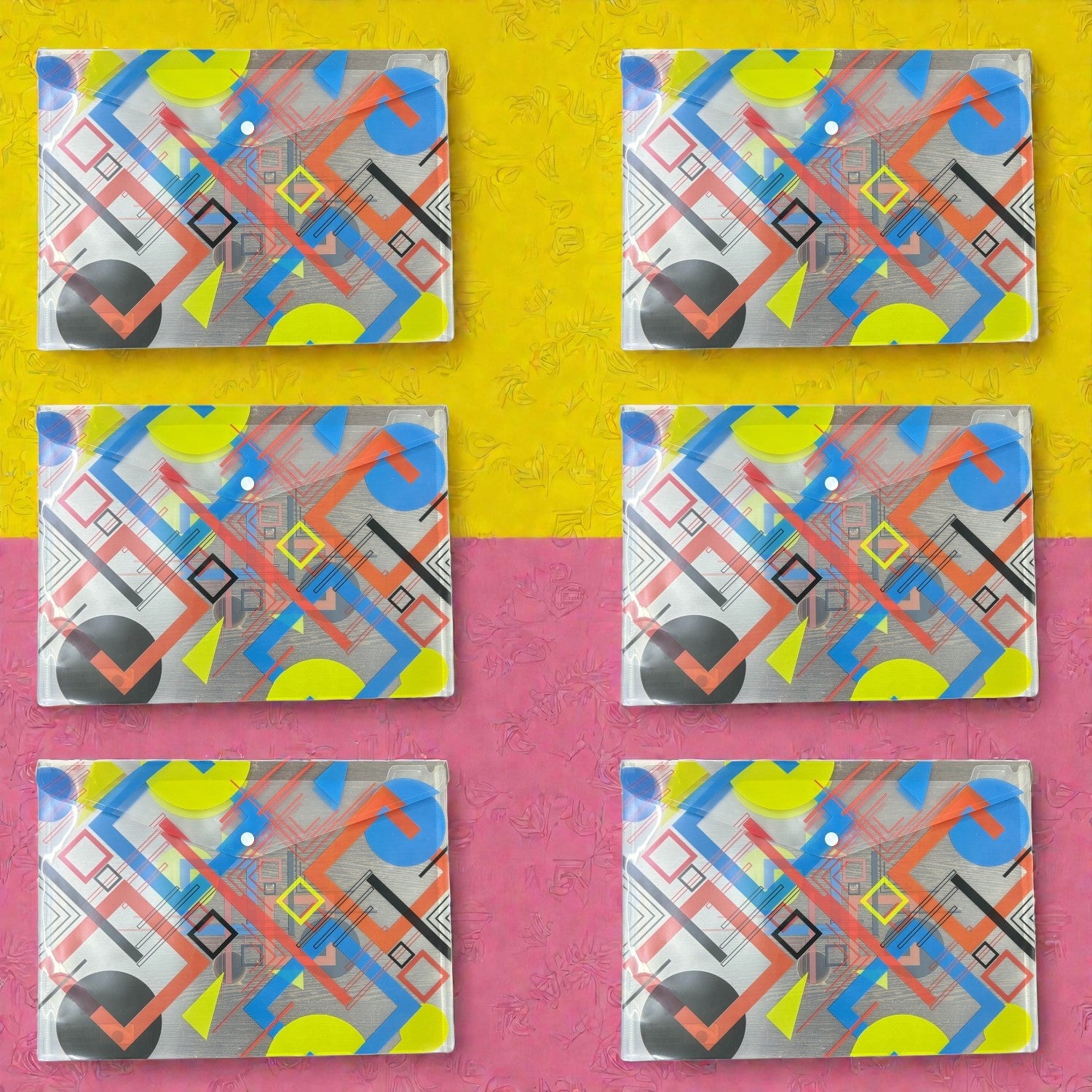 Button Folder A4 Size - For Filing Kids Document - For Kids, School Projects &  Birthday Return Gifts - Apkamart #Style_Pack Of 6