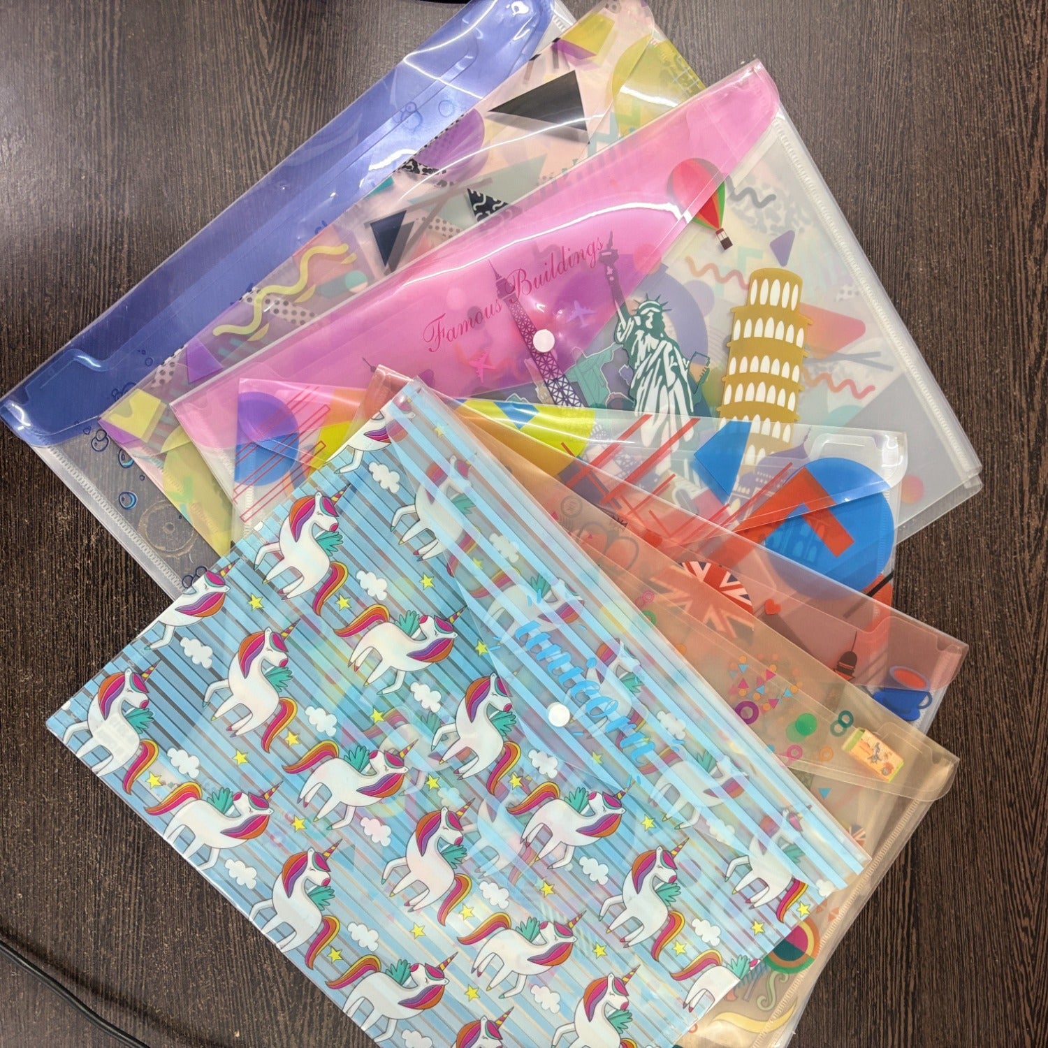 Button Folder A4 Size - For Filing Kids Document - For Kids, School Projects &  Birthday Return Gifts