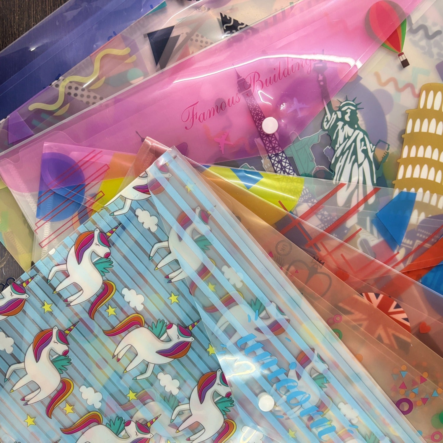 Button Folder A4 Size - For Filing Kids Document - For Kids, School Projects &  Birthday Return Gifts