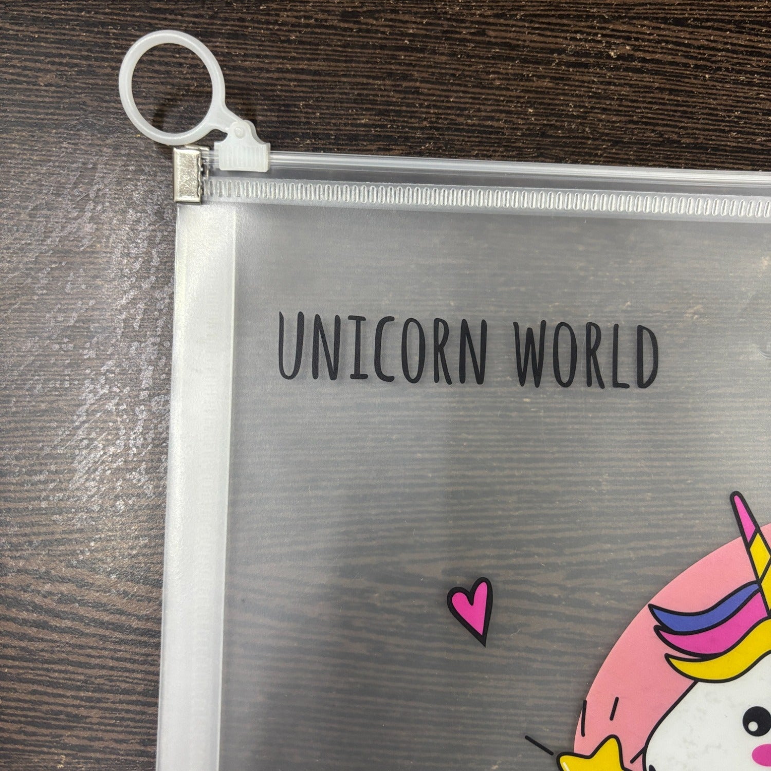 Unicorn Design File Storage Folder | Durable File Folder Organizer for Documents | Files for Students & Office Use | Document File Folder with Zip Closure