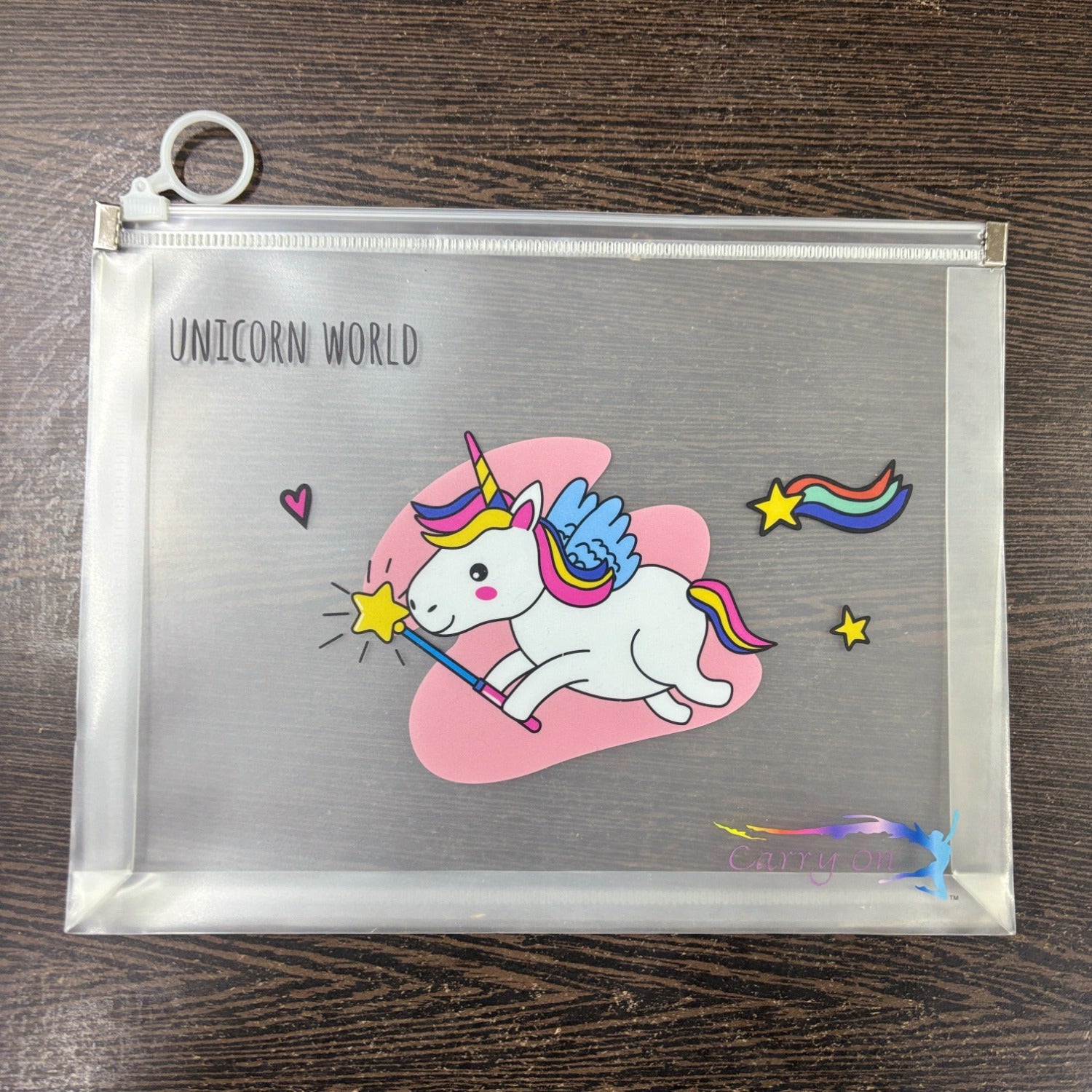 Unicorn Design File Storage Folder | Durable File Folder Organizer for Documents | Files for Students & Office Use | Folder with Zip Closure