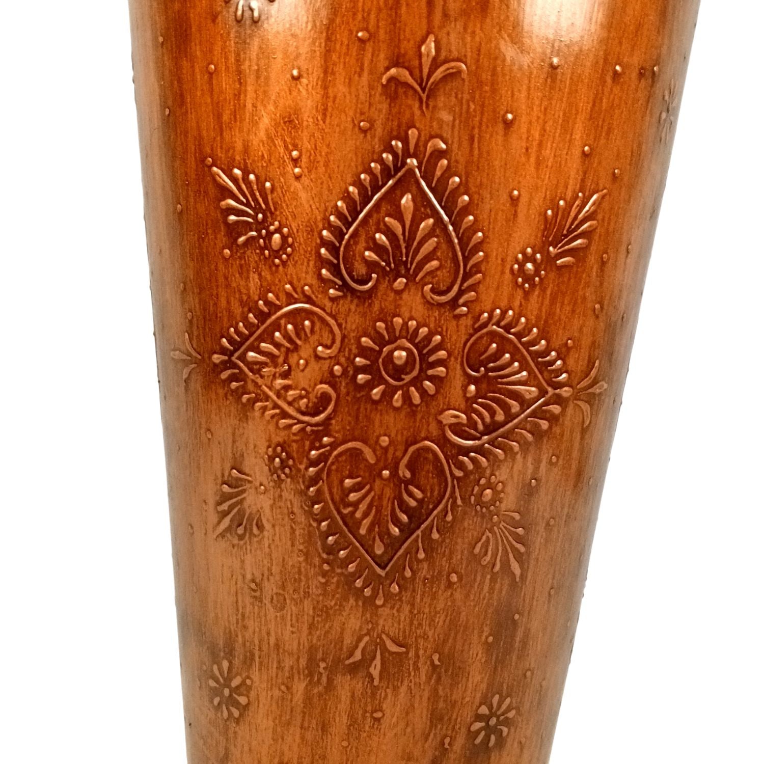 Handcrafted Metal Vase For Living Room Dining Table - 30 Inch - Apkamart