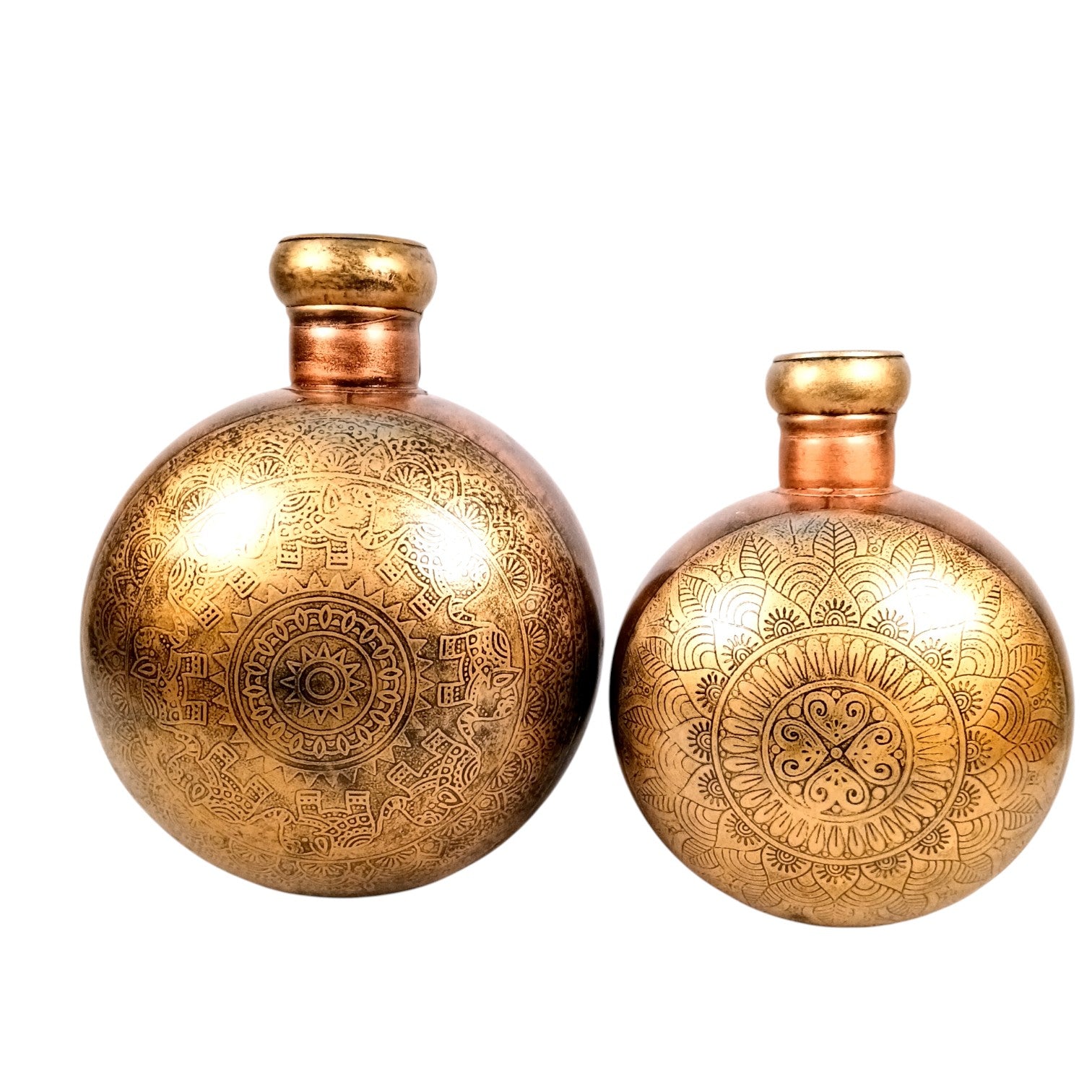 Handcrafted Decorative Pots & Designer Vases for Living Room, Table, Bedroom, Office & Home Décor | Stylish Modern Vase - 15 Inch (Set Of 2) - Apkamart #Style_Design 1
