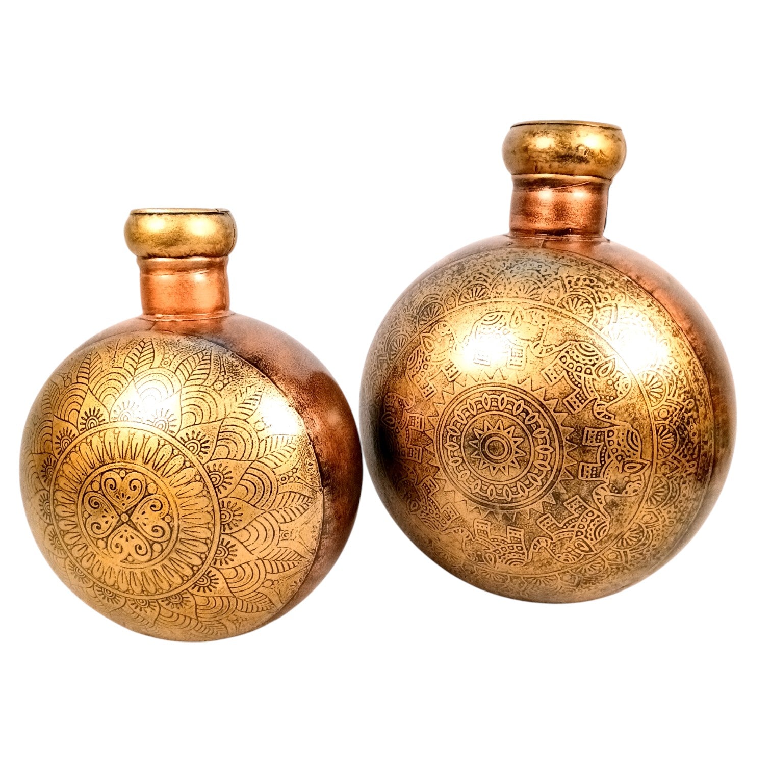 Handcrafted Decorative Pots & Designer Vases for Living Room, Table, Bedroom, Office & Home Décor | Stylish Modern Vase - 15 Inch (Set Of 2) - Apkamart #Style_Design 1