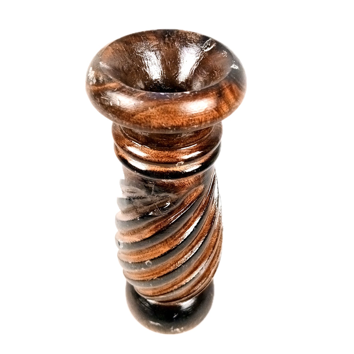 Flower Pot | Wooden Vase - for Home Decoration, Living Room, Table, Shelf, Office & Interior Decor | House Warming & Festival Gift - 8 Inch - Apkamart