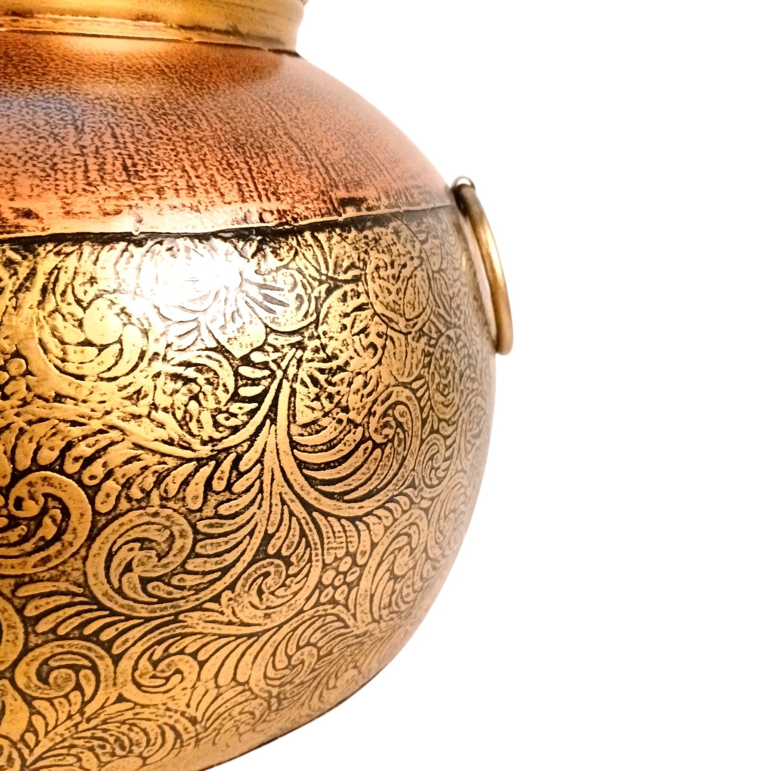 Egypt Style Matka Shape Flower Vase – Decorative Table Vase for Home Decor | Handcrafted Egyptian Pottery-Inspired Vase for Living Room, Dining Table & Gifting - 12 Inch - Apkamart