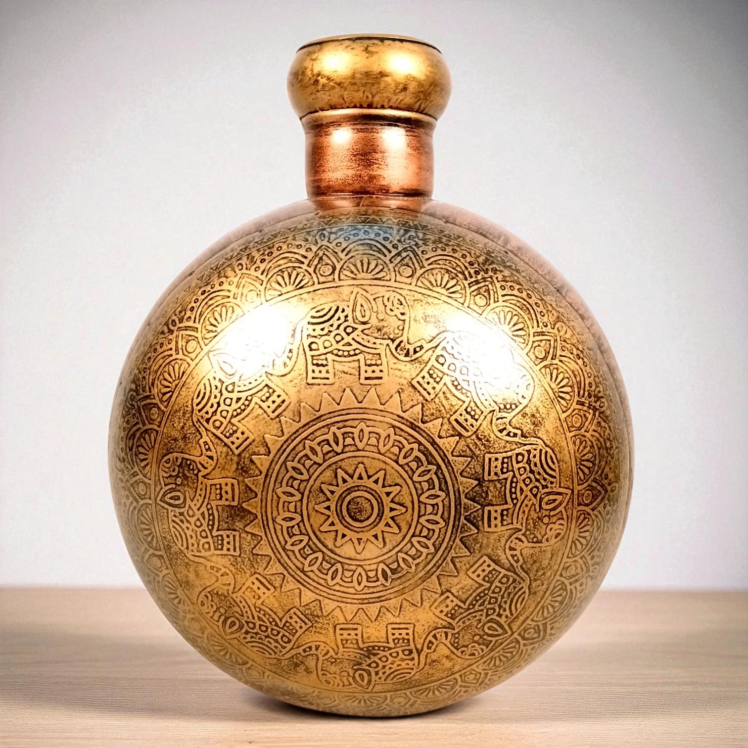 Flower Vase | Decorative Flower Pot | Handcrafted Pot for Home Decor, Living Room, Bedroom, Office & Gifting | Luxury Centerpiece Showpiece - 15 Inch - Apkamart #Style_Design 1