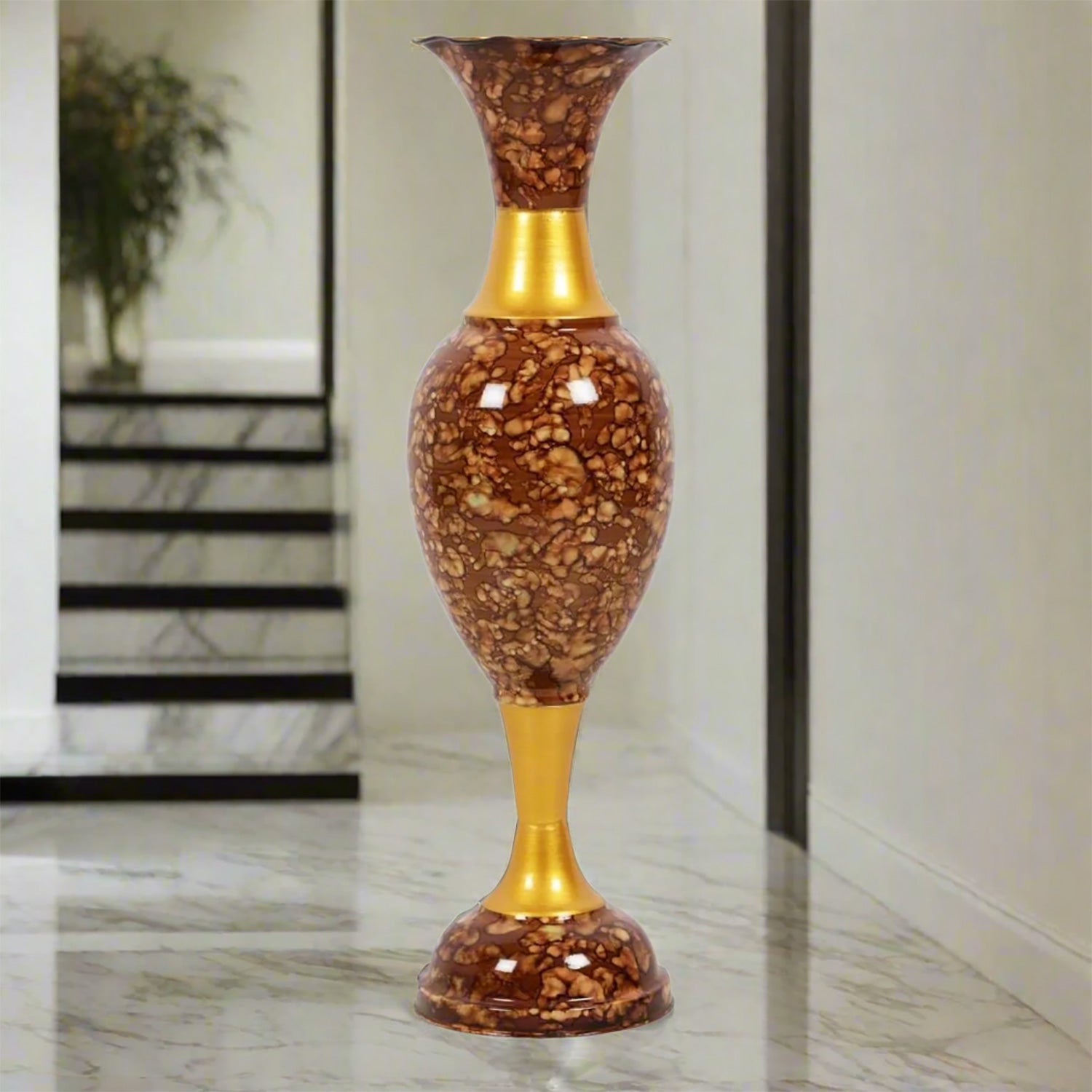 Flower Vase | Big Flower Pot - for Living Room, Corner, Entrance, Office & Home Decoration - 24 Inch - Apkamart