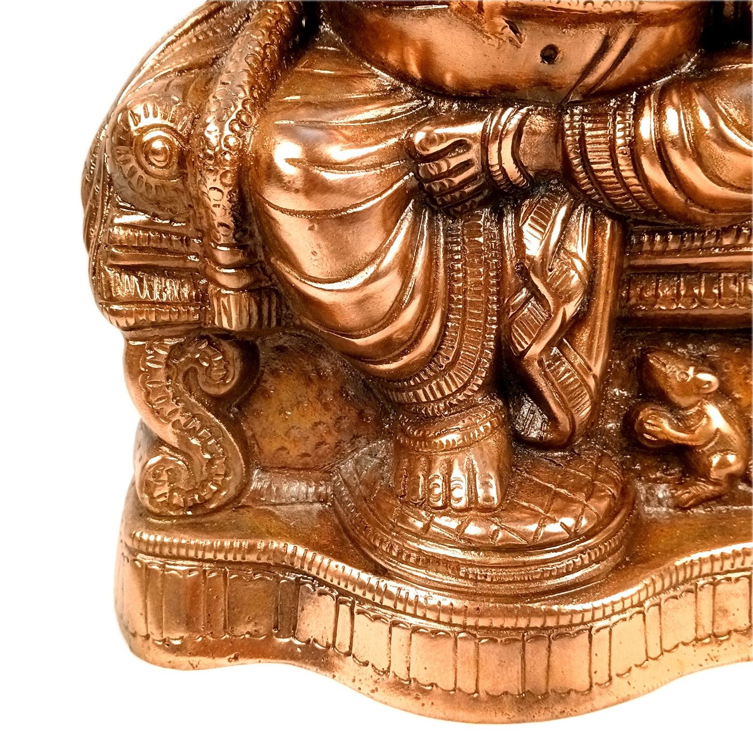 Ganesh Idol | Lord Ganesha Statue Murti | Religious & Spiritual Art - For Puja, Home & Entrance Living Room Decor & Gift - 18 Inch - Apkamart