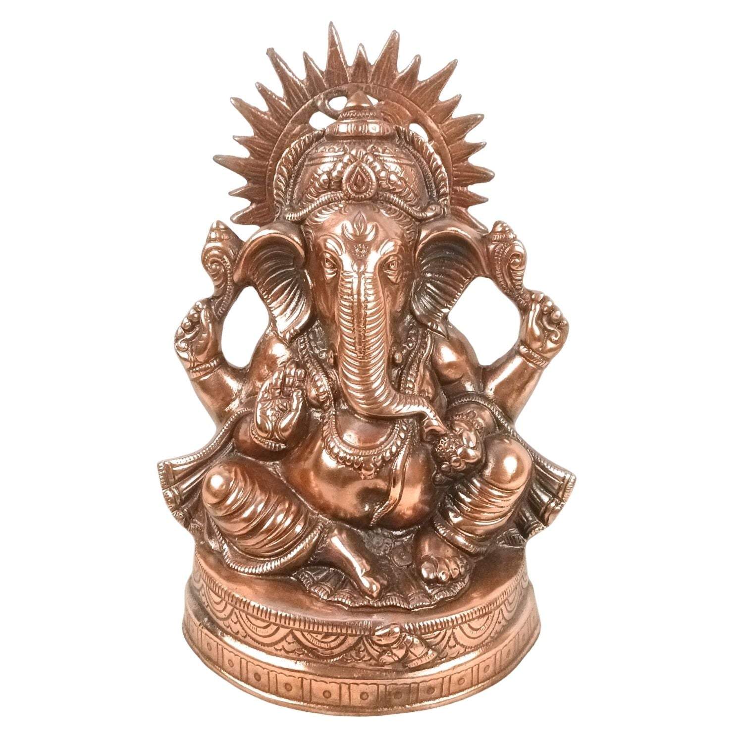 Ganesh Statue Showpiece Alloy-Apkamart