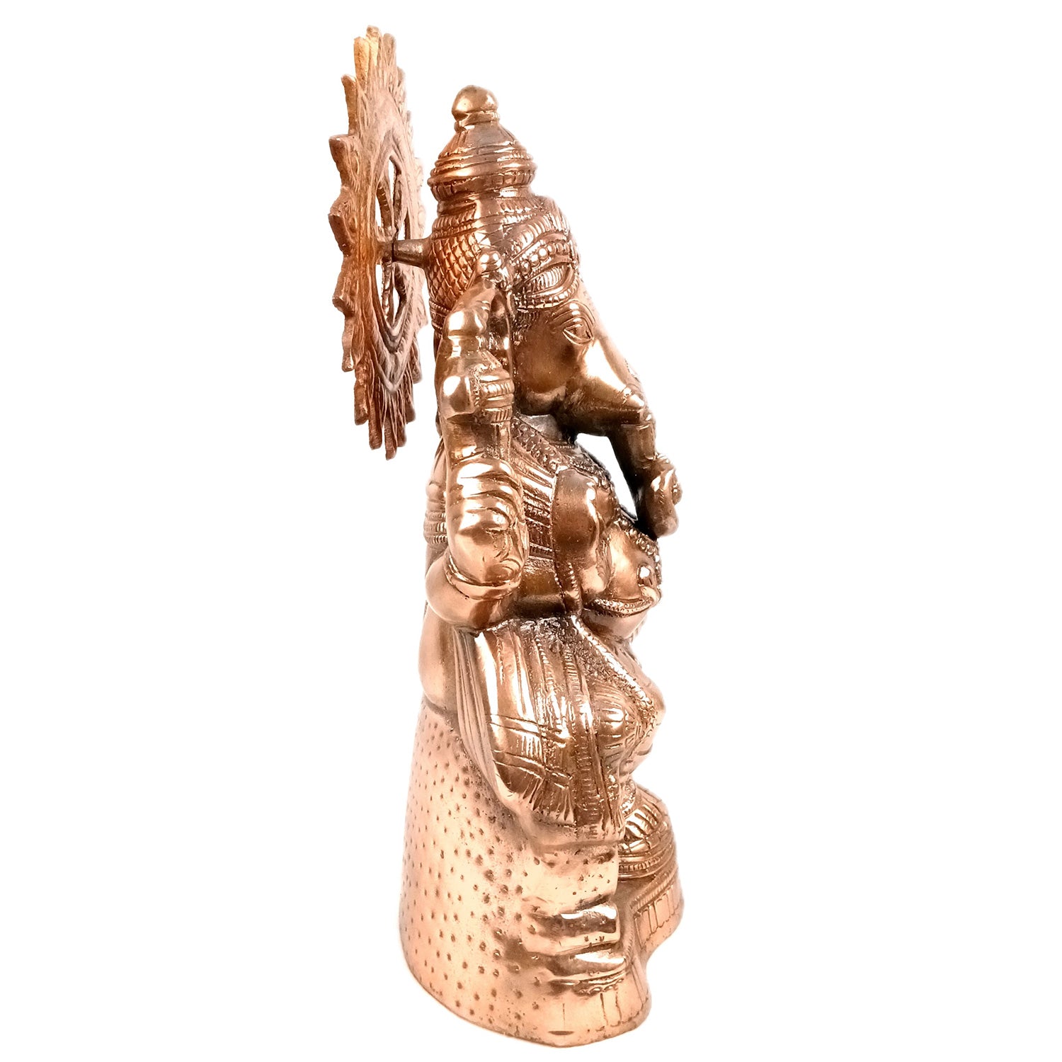 Ganesh Idol | Lord Ganesha Statue Murti | Religious & Spiritual Art - For Puja, Home & Entrance Living Room Decor & Gift - 18 Inch - Apkamart