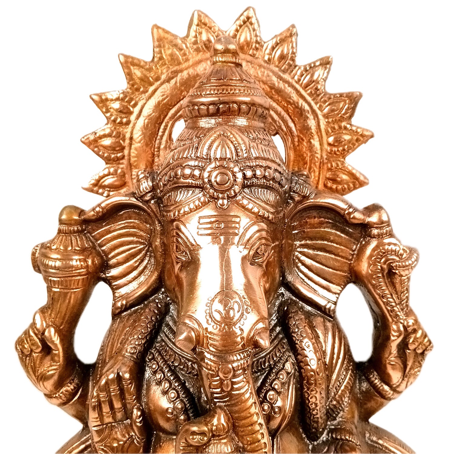 Ganesh Idol | Lord Ganesha Statue Murti | Religious & Spiritual Art - For Puja, Home & Entrance Living Room Decor & Gift - 18 Inch - Apkamart