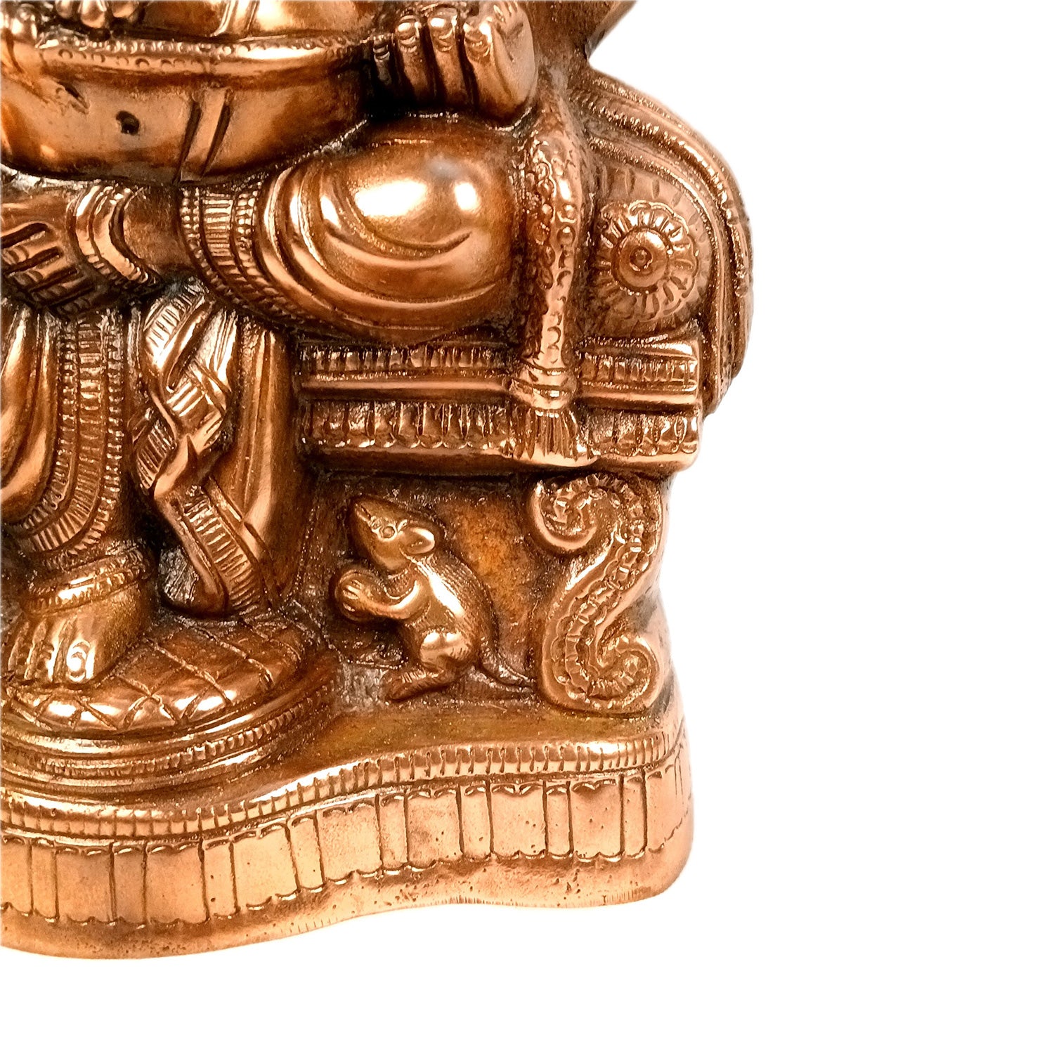 Ganesh Idol | Lord Ganesha Statue Murti | Religious & Spiritual Art - For Puja, Home & Entrance Living Room Decor & Gift - 18 Inch - Apkamart