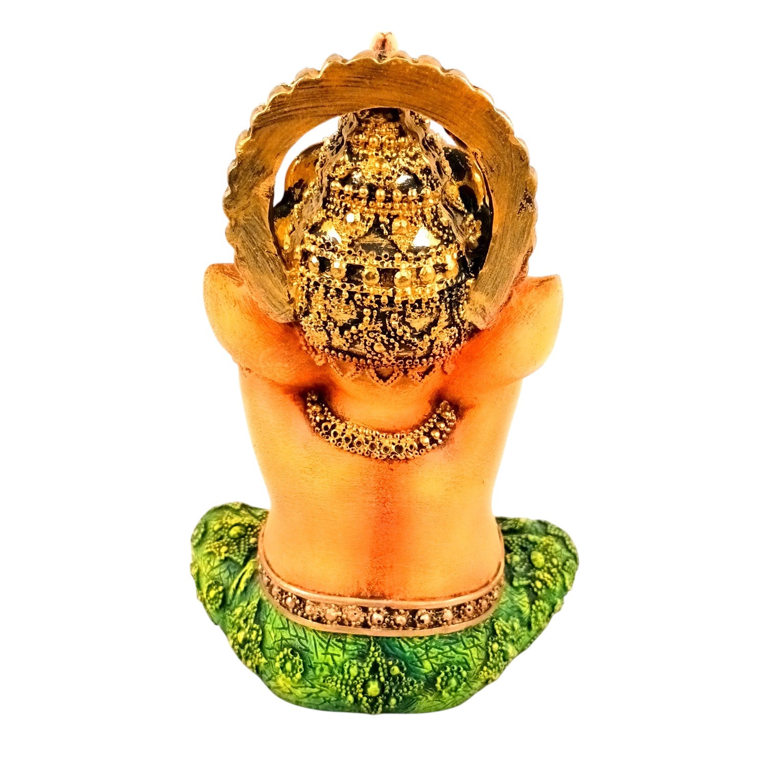 Shri Ganesh Idol | Ganesha Different Poses for Home, Pooja Room & Vastu | Religious Table Decor, Diwali & Festive Gift - 8 Inch - Apkamart