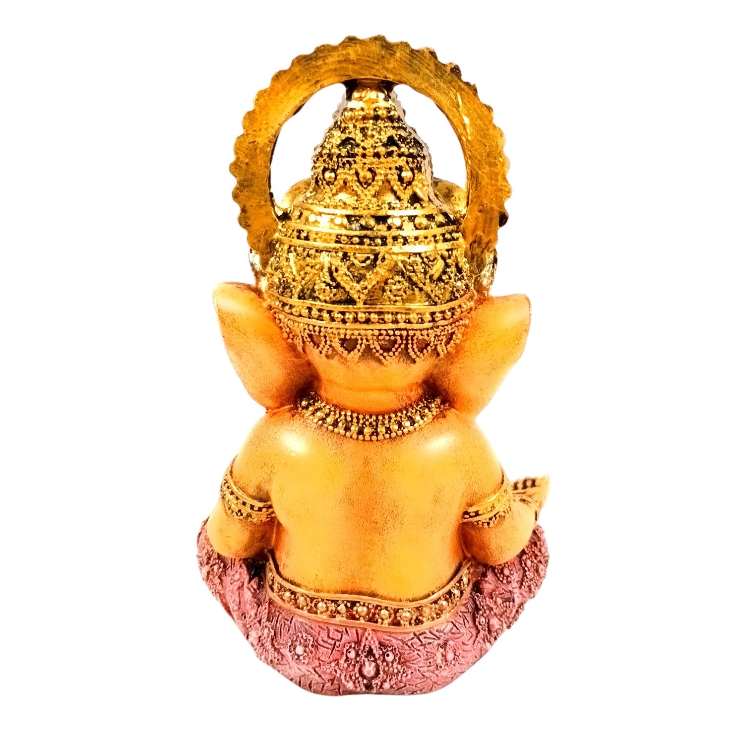 Shri Ganesh Idol | Ganesha Different Poses for Home, Pooja Room & Vastu | Religious Table Decor, Diwali & Festive Gift - 8 Inch - Apkamart